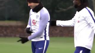 Victor  Moses with fabregas  so this guy know how to dance
