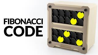 Fibonacci Code - Flip Dot Clock