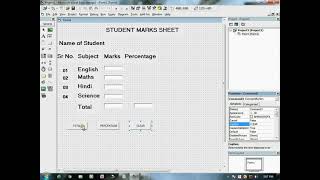 How to make Student Marks Sheet in VB 6.0 ?