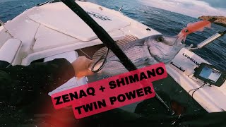 OFFSHORE CAST ΜΕ ΣΙΛΙΚΟΝΕΣ JLC + ΓΝΩΜΗ ΓΙΑ SHIMANO TWIN POWER 8000 #Zenaq #shimano #jlc