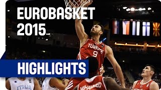 Italy v Turkey - Group B - Game Highlights - EuroBasket 2015