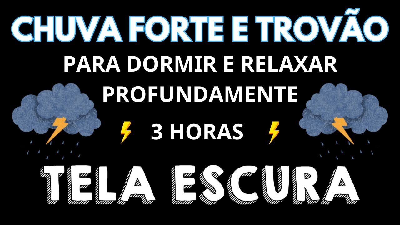 Som De Chuva Relaxante Para Dormir Tela Preta 3 Horas â Sem Anãºncios Ao