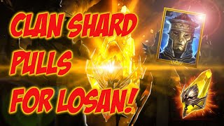 Pulling Clanmates Sacred Shards for Losan K'Leth! Raid Shadow Legends