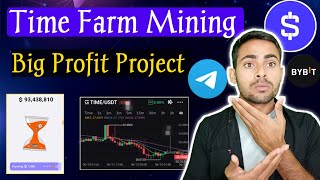 Time Farm Mining App Full Details🔥|| Second Token Farming || Best Telegram Mining App || Time Farm