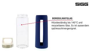 SIGG Dream - Glas-Trinkflasche im Detail - Produktvideo