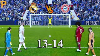 Real Madrid vs Bayern [ Longest Penalty Shootout]  eFootball™ PC Gameplay #judebellingham