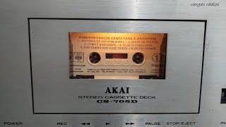 Akai CS 705D, vintage stéreo cassette deck by, Vargas Rádios Amparo