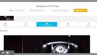 StudySync - Edit Assignment