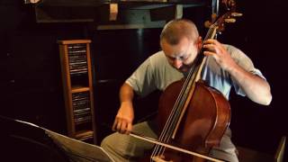 Courante, J.S.Bach, Ist solo suite G major - Tomas Hurnik - Castle Rock Sessions