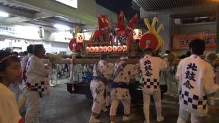 2013年　野里住吉神社夏祭り①　北之町・太鼓台