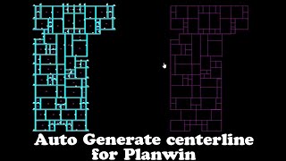 RcadExpress: Preparing center line for ETABS (planwin method)