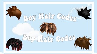 codes for hair for roblox boys