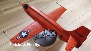 1/18 Bell X-1 with scratch built cockpit \u0026 pilot