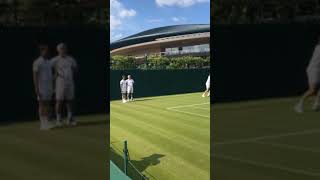 Stefanos Tsitsipas  Practice Session On The Courts Of Wimbledon - 2021 #stefanostsitsipas #wimbledon