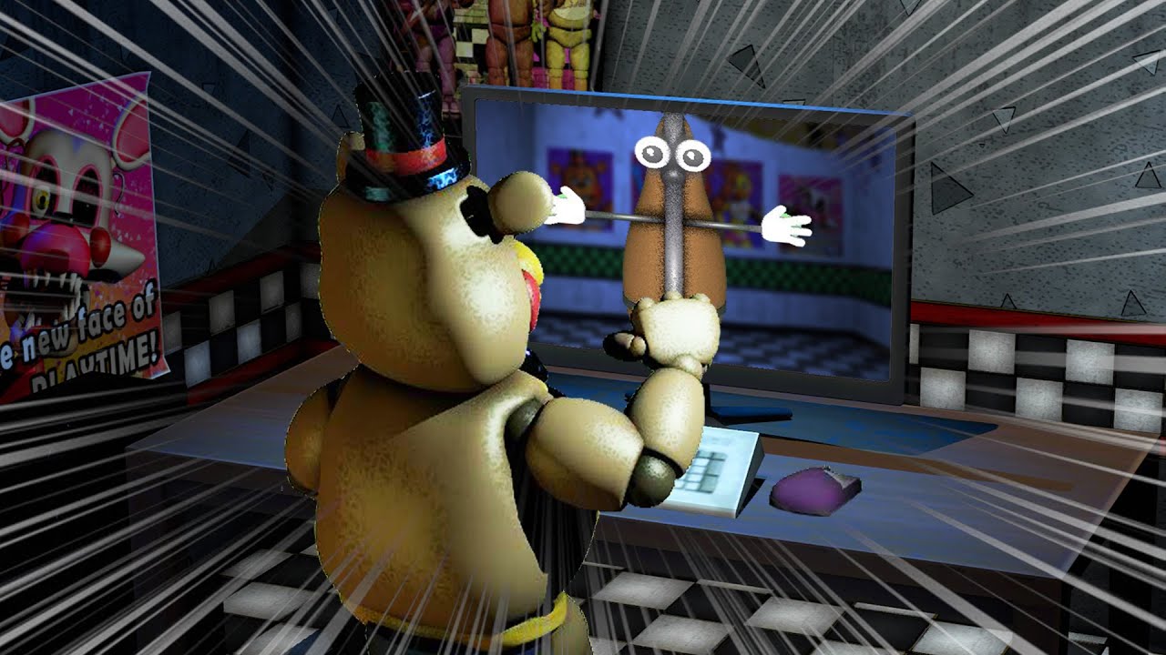 Toy Freddy Rage Quit Scene Recreated In FNF VS FNAF 2 - YouTube