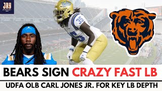 Bears SIGN CRAZY FAST LB in Carl Jones Jr. from UCLA in UDFA