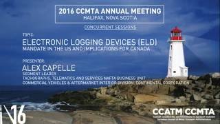 Electronic Logging Devices (ELD) Mandate in the US and Implications for Canada