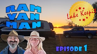 RAM VAN MAN Lake Keepit New South Wales. Off Grid Caravanning Adventure Australia Episode 1