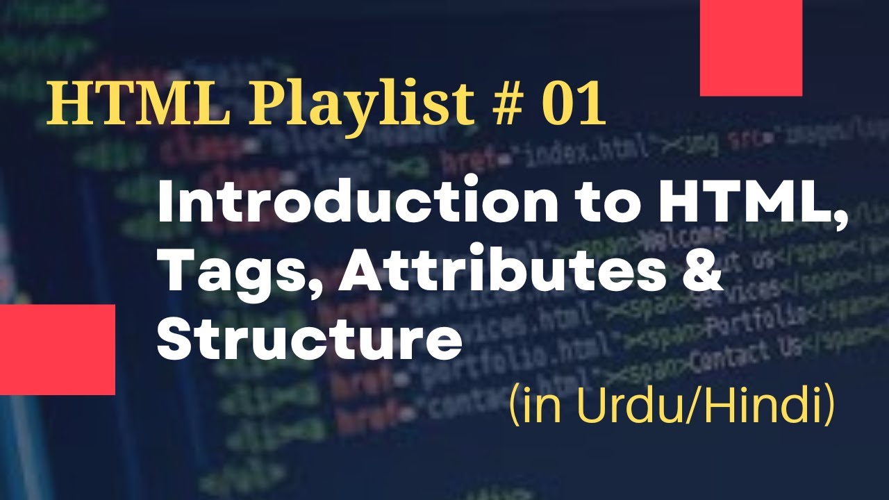 Introduction To HTML | HTML Complete Course For Beginners # 01 - YouTube