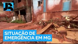 Temporal no fim de semana faz 56 cidades de Minas Gerais decretarem situação de emergência