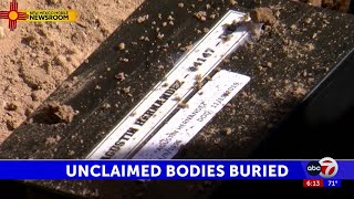 Unclaimed Bodies Buried