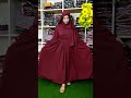 pocket gown meroon color reels borkacollection2023 modest look🥰