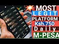 Make ksh.750 daily and get cash through Mpesa- WITHDRAW TO MPESA-Make ksh.750 daily in kenya