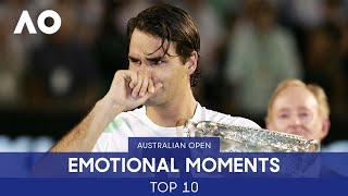 Top 10 Emotional Moments of All-Time | Australian Open