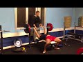 Manuel (98kg 27yo) 100kg Bench press at his first 1rm test after only 2 months (2012 17 12)