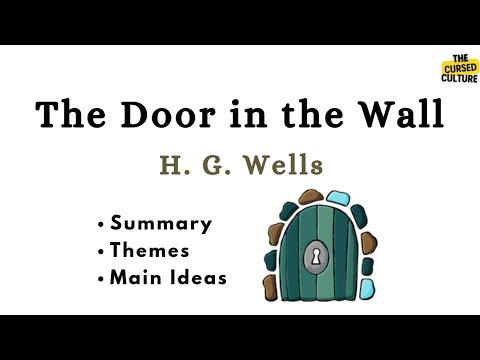 What is the setting of the door in the wall?
