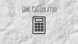 BMI Calculator Program in Java | JAVA TUTORIAL