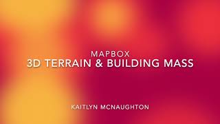 3d Terrain & Building Mass on Mapbox Tutorial