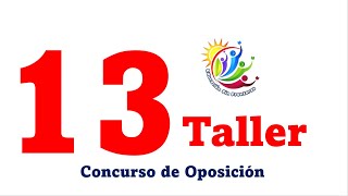 Taller No 13 / Concurso de Oposición Docente / Secuencias Graficas