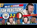 MAN CITY FANS MELTDOWN🤯REACTION TO MAN CITY 3-3 FEYENOORD | UEFA CHAMPIONS LEAGUE