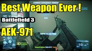 Battlefield 3 - AEK-971 Best/Fav weapon ever ! Operation metro (BF3)