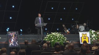 WATCH: Memorial services for Wayde Sims