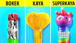 Tantangan Seni Kaya VS Bokek VS Superkaya! Siapa Menggambar Lebih Baik Dapat Hadiah oleh 123 GO!