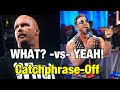WHAT? -vs- YEAH! Catchphrase-Off | LA Knight and Stone Cold Steve Austin WWE Compilation