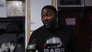 Anthony "Rumble" Johnson reacts to Artem Lobov/Paulie Malignaggi Scuffle