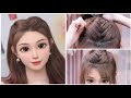 Quick and easy hairstyle | Cute front braided hairstyle for everyday 😍 🌸| fluffy  braid hairstyles