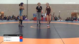 46 Kg Rr Rnd 1 Sage Mortimer Team Utah Vs Nyla Valencia Team California