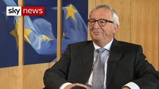 Juncker: No-deal Brexit means hard border in Ireland