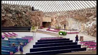 Temppeliaukio Church, Helsinki  4K •  Die Temppeliaukio-Kirche, Helsinki