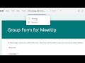 how to create microsoft group forms in 2022 and connect power automate to group forms