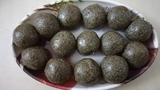 கருப்பு உளுந்து லட்டு | Black urad dhal ladoo | ladoo recipe in Tamil | karupu ulundhu ladoo