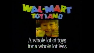 Wal-Mart (Walmart) Toyland Commercial | 1980s \u0026 1990s Commercials