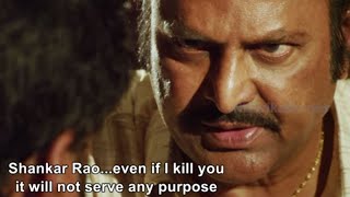 Mohan Babu Warns Shankar Rao - Rowdy Movie Scenes