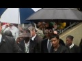 MANDELA MEMORIAL:OBAMA ENTERS FNB STADIUM