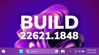 New Windows 11 June 2023 Update - Moment 3 Update for the Main Release (Build 22621.1848)