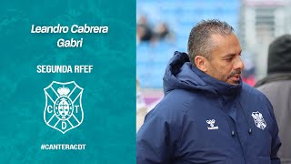 CD Tenerife | Leandro Cabrera y Gabri valoran el partido ante el CD Guadalajara tras no puntuar